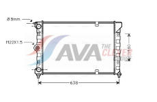 Chladič, chlazení motoru AVA Clever Choice VN2018