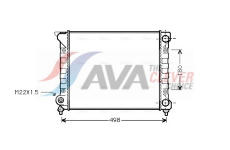 Chladič, chlazení motoru AVA Clever Choice VN2070