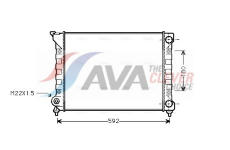 Chladič, chlazení motoru AVA Clever Choice VN2071