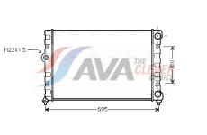 Chladič, chlazení motoru AVA Clever Choice VN2109