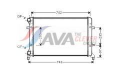 Chladič, chlazení motoru AVA Clever Choice VN2204