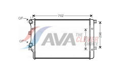 Chladič, chlazení motoru AVA Clever Choice VN2206
