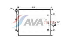 Chladič, chlazení motoru AVA Clever Choice VN2208