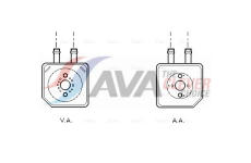 Olejový chladič, motorový olej AVA Clever Choice VN3086