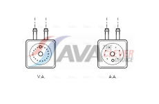 Olejový chladič, motorový olej AVA Clever Choice VN3148