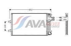 Kondenzátor, klimatizace AVA Clever Choice VN5140