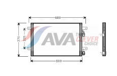 Kondenzátor, klimatizace AVA Clever Choice VN5153