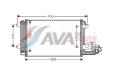 Kondenzátor, klimatizace AVA Clever Choice VN5209D