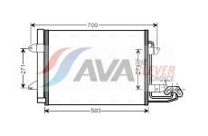Kondenzátor, klimatizace AVA Clever Choice VN5211D