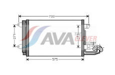 Kondenzátor, klimatizace AVA Clever Choice VN5269D