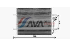 Kondenzátor, klimatizace AVA Clever Choice VN5418