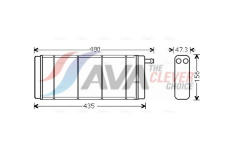 Výměník tepla, vnitřní vytápění AVA Clever Choice VN6128