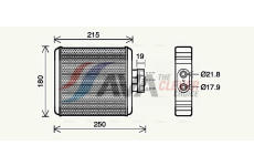 Výměník tepla, vnitřní vytápění AVA Clever Choice VN6196