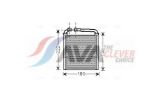 Výměník tepla, vnitřní vytápění AVA Clever Choice VNA6256