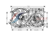 Větrák, chlazení motoru AVA Clever Choice VN7508