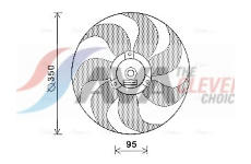 Větrák, chlazení motoru AVA Clever Choice VN7511