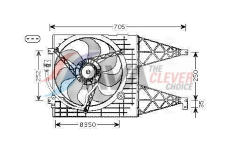 Větrák, chlazení motoru AVA Clever Choice VN7513