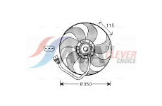 Větrák, chlazení motoru AVA Clever Choice VN7521