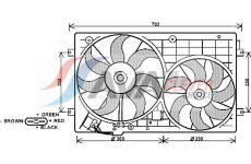 Větrák, chlazení motoru AVA Clever Choice VN7528