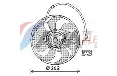Větrák, chlazení motoru AVA Clever Choice VN7533