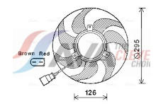 Větrák, chlazení motoru AVA Clever Choice VN7535