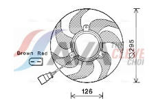 Větrák, chlazení motoru AVA Clever Choice VN7536