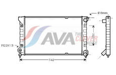 Chladič, chlazení motoru AVA Clever Choice VNA2041