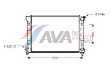 Chladič, chlazení motoru AVA Clever Choice VNA2045