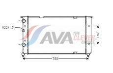 Chladič, chlazení motoru AVA Clever Choice VNA2103