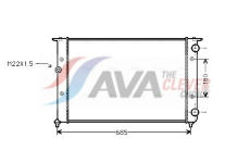 Chladič, chlazení motoru AVA Clever Choice VNA2116