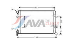 Chladič, chlazení motoru AVA Clever Choice VNA2205