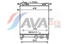 Chladič, chlazení motoru AVA Clever Choice VNA2325