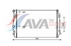 Chladič, chlazení motoru AVA Clever Choice VNA2344