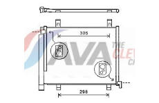 Kondenzátor, klimatizace AVA Clever Choice VNA5327D
