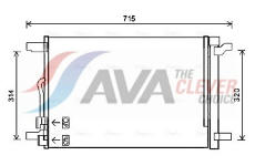 Kondenzátor, klimatizace AVA Clever Choice VNA5335D
