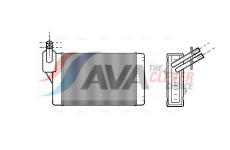 Výměník tepla, vnitřní vytápění AVA Clever Choice VNA6060