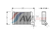 Výměník tepla, vnitřní vytápění AVA Clever Choice VNA6067