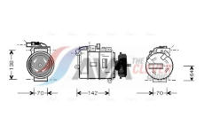 Kompresor, klimatizace AVA Clever Choice VNAK087
