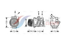 Kompresor, klimatizace AVA Clever Choice VNAK220