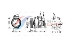 Kompresor, klimatizace AVA Clever Choice VNAK265