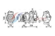 Kompresor, klimatizace AVA Clever Choice VNK384