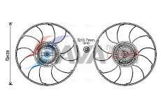 Větrák, chlazení motoru AVA Clever Choice VNF332
