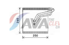 Výparník, klimatizace AVA Clever Choice VNV387