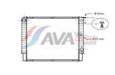 Chladič, chlazení motoru AVA Clever Choice VO2087