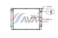 Chladič, chlazení motoru AVA Clever Choice VO2098
