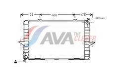Chladič, chlazení motoru AVA Clever Choice VO2148
