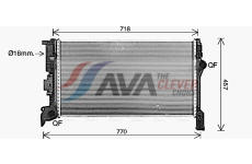 Chladič, chlazení motoru AVA Clever Choice VO2304