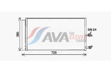 Kondenzátor, klimatizace AVA Clever Choice VO5194D