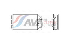 Výměník tepla, vnitřní vytápění AVA Clever Choice VO6041
