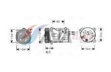 Kompresor, klimatizace AVA Clever Choice VOAK095